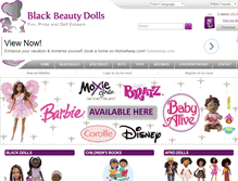 Tablet Screenshot of blackbeautydolls.com